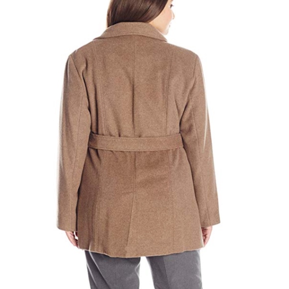 Calvin Klein Wool Blend PeaCoat 2X - Picture 2 of 9